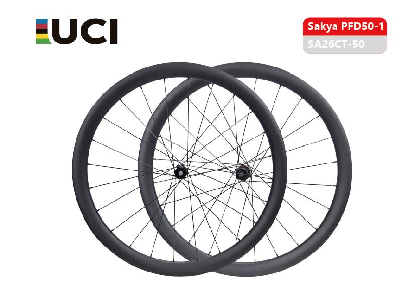 Roues de vélo Sakya en carbone homologuées UCI