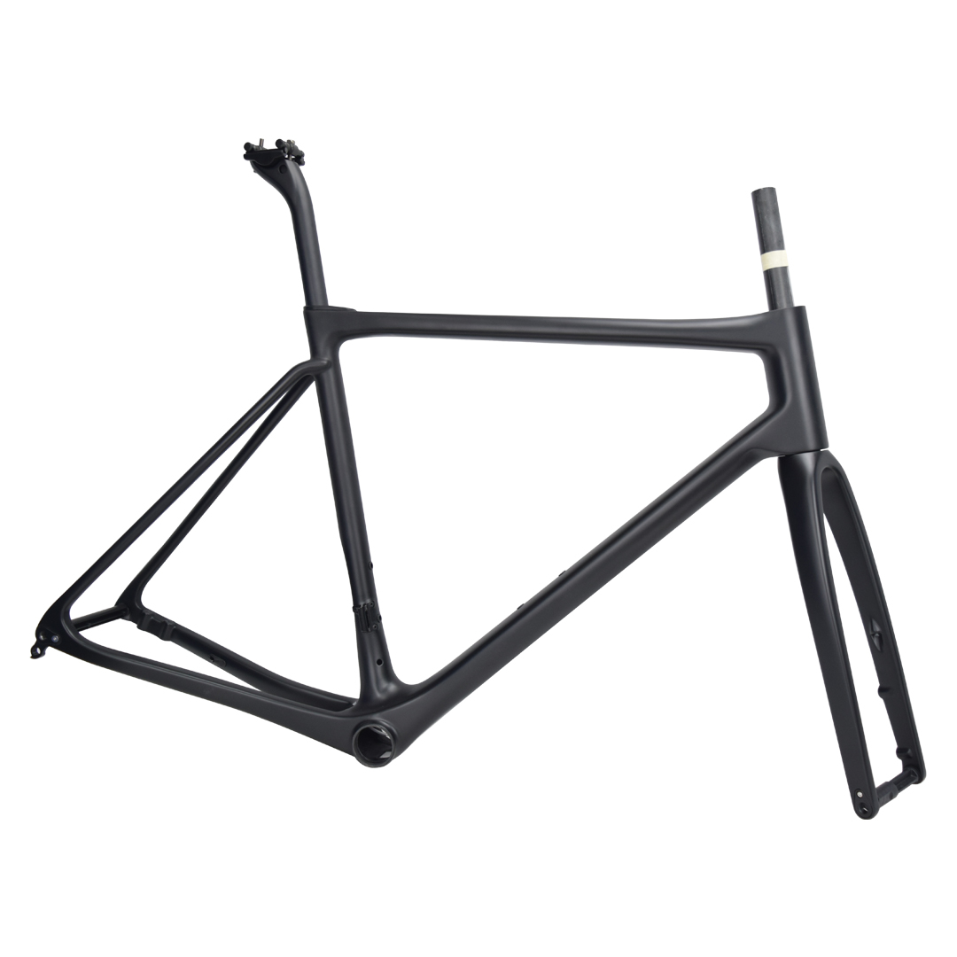 Carbon frame road bicycle