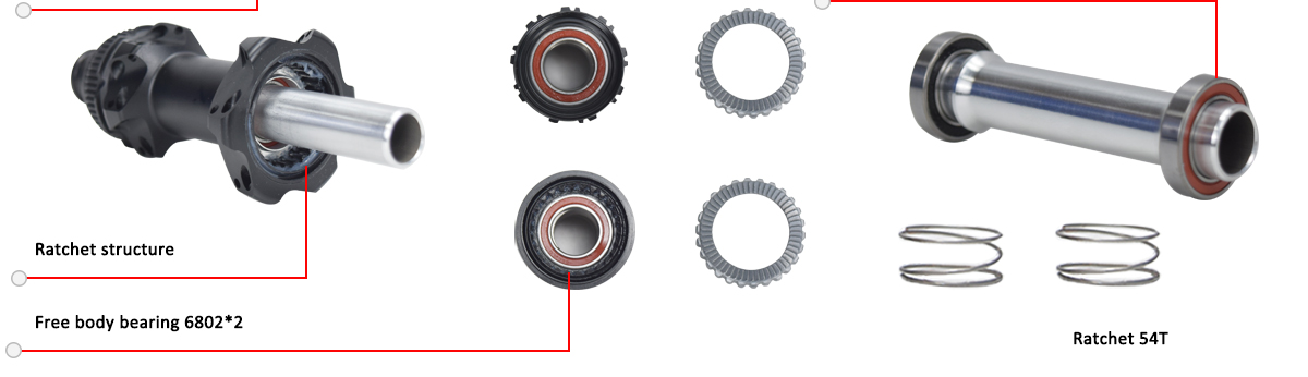 RD02SL ratchet 36T hub,durable and stable RD02SL ratchet 36T hub,durable and stable