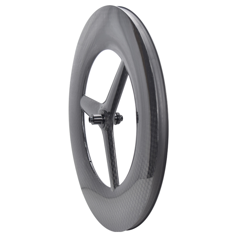 3 spokes carbon wheel 28mm width