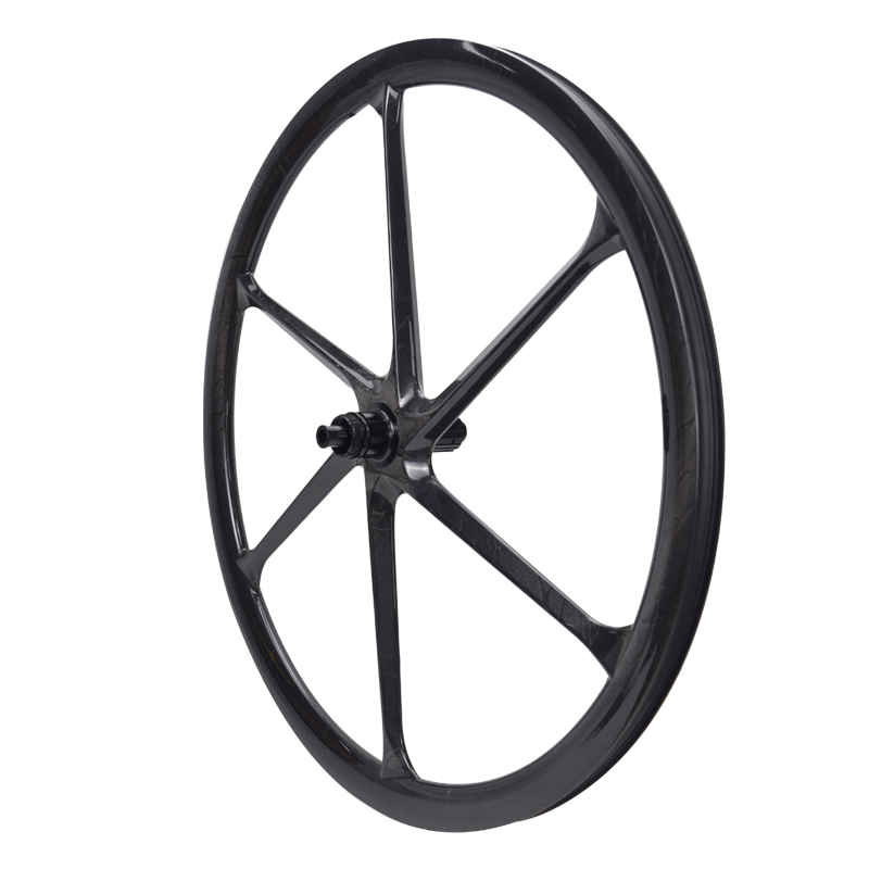 Durable 6-Spoke Carbon Fiber Racing Wheelset