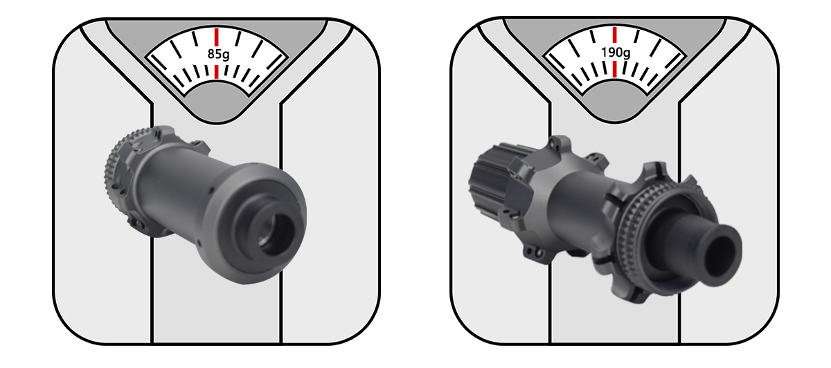 Bicycle hub 21 holes 2:1, Ratchet 36T