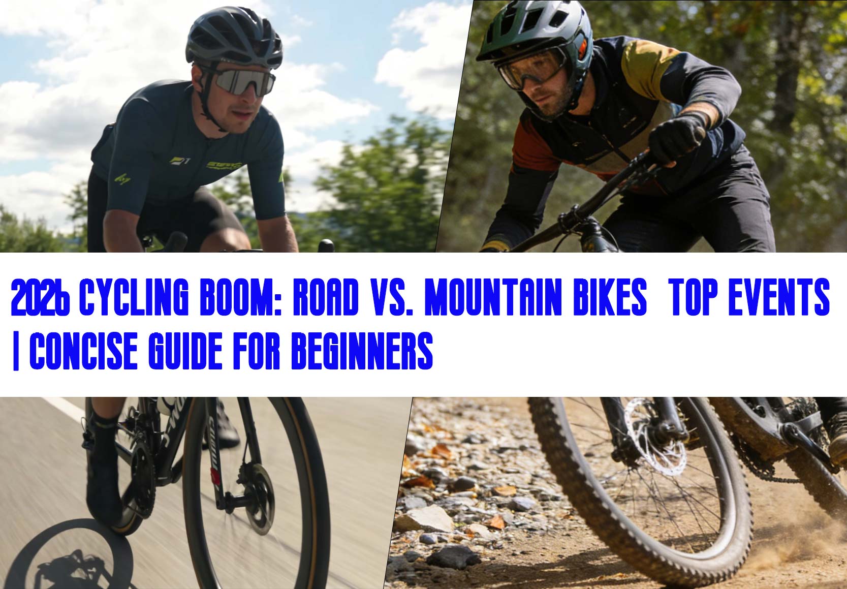L'essor du cyclisme en 2026 : Route vs VTT et événements phares | Guide concis pour débutants