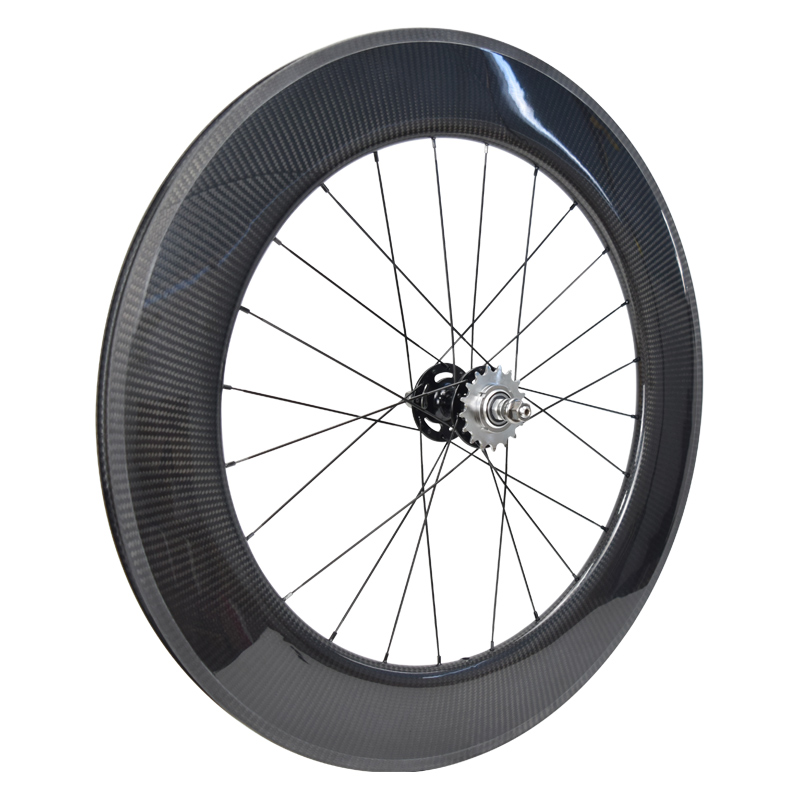 Twill Track bike carbon wheels