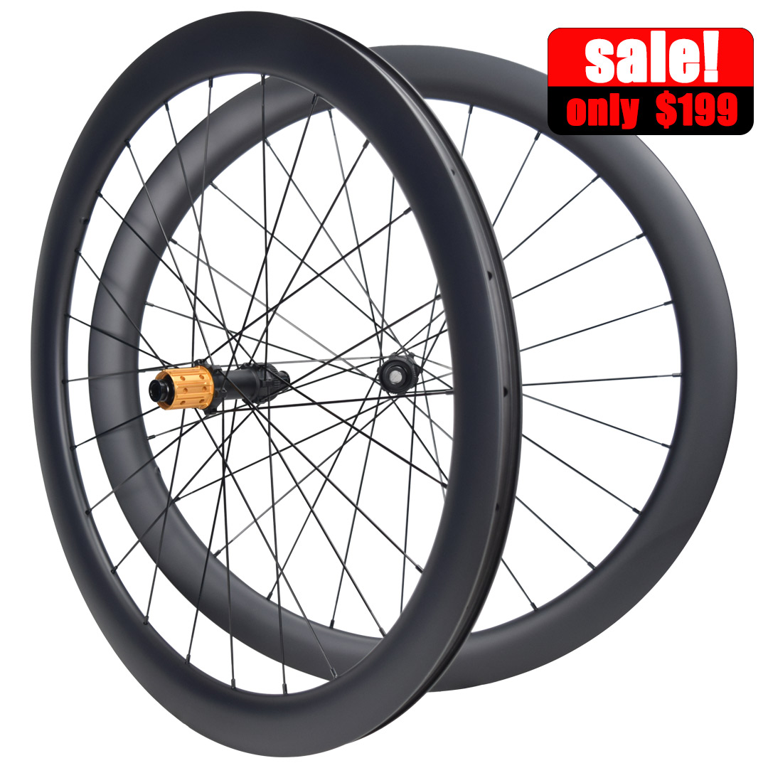 Road bike wheelset