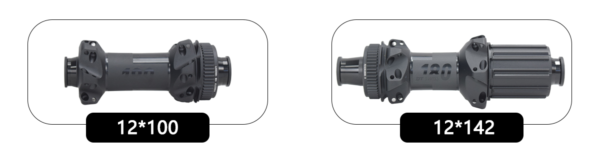 DT180 center lock hub